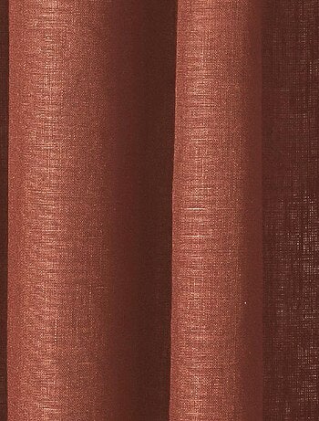 Rideau en lin avec œillets 'Deko&co'