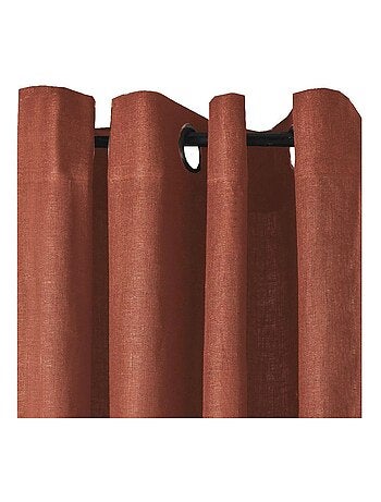 Rideau en lin avec œillets 'Deko&co'