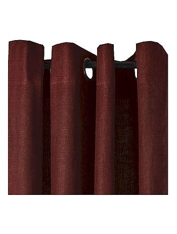 Rideau en lin avec œillets 'Deko&co'