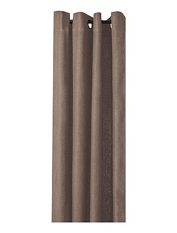 Rideau en lin avec œillets 'Deko&co'