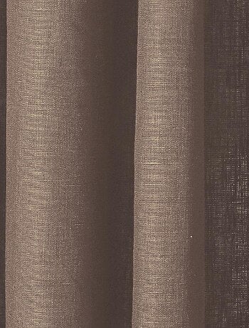 Rideau en lin avec œillets 'Deko&co'