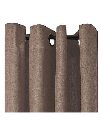 Rideau en lin avec œillets 'Deko&co'