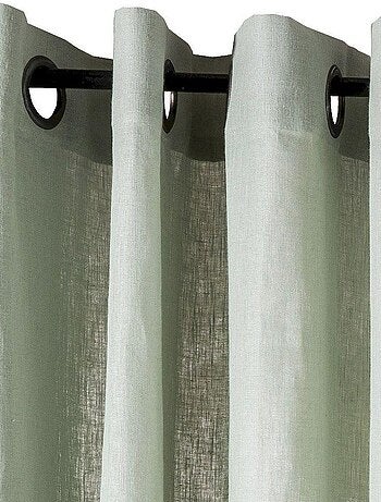 Rideau en lin avec œillets 'Deko&co'