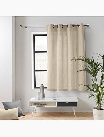 Rideau en poly-coton recyclé