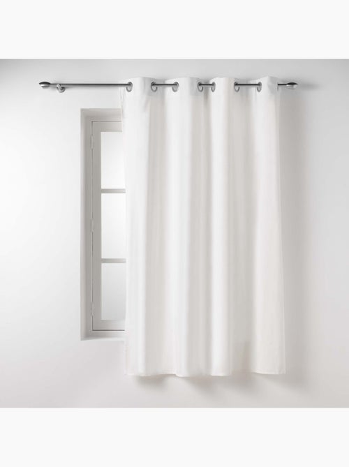Rideau en poly-coton recyclé - Kiabi