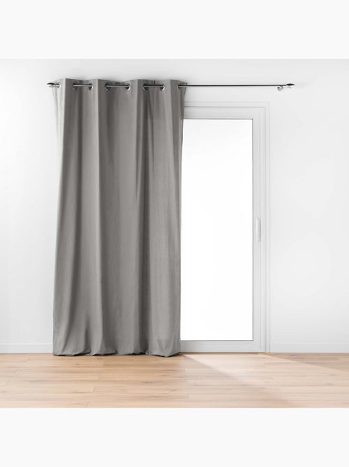 Rideau en poly-coton recyclé - Kiabi