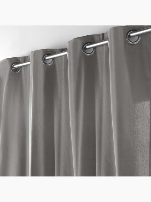 Rideau en poly-coton recyclé - Kiabi