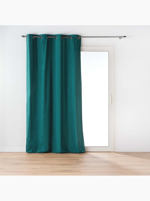 Rideau en poly-coton recyclé - Kiabi