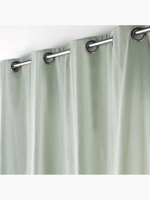 Rideau en poly-coton recyclé - Kiabi