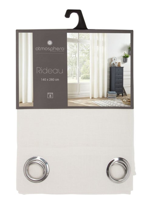 Rideau en polyester modèle Léon - Kiabi