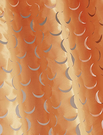 Rideau en taffetas léger découpe laser