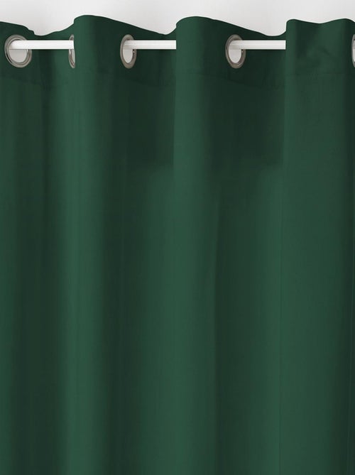 Rideau en velours  -  - Effet brossé - Kiabi