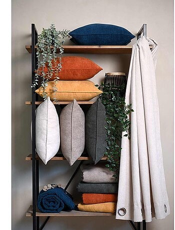 Rideau en velours côtelé