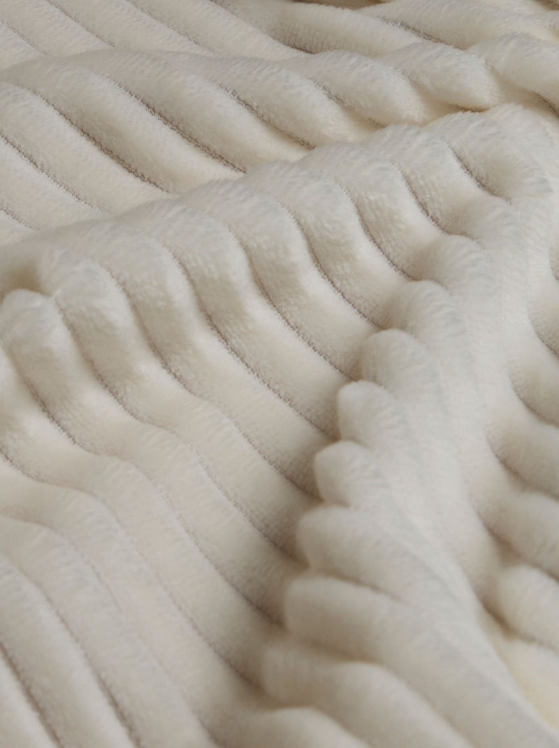 Rideau en velours côtelé flanelle ARUM Beige - Kiabi