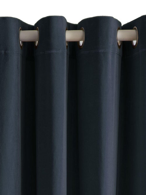 Rideau en velours 'Deko&co' - Kiabi