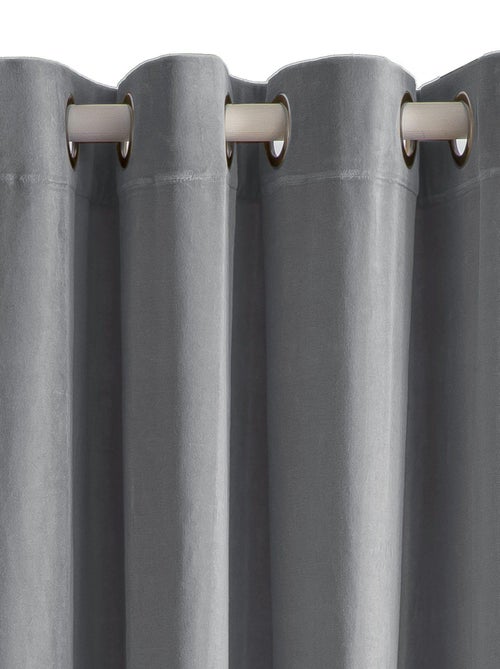 Rideau en velours 'Deko&co' - Kiabi