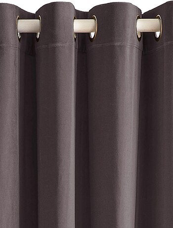 Rideau en velours 'Deko&co'