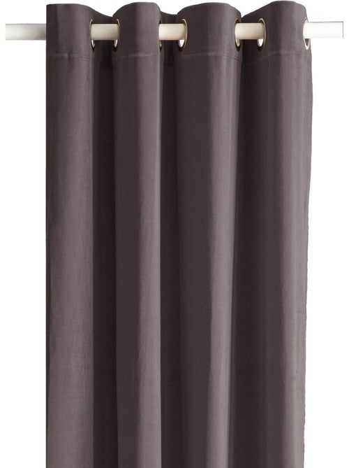 Rideau en velours 'Deko&co' - Kiabi Rideau en velours 'Deko&co' - Kiabi