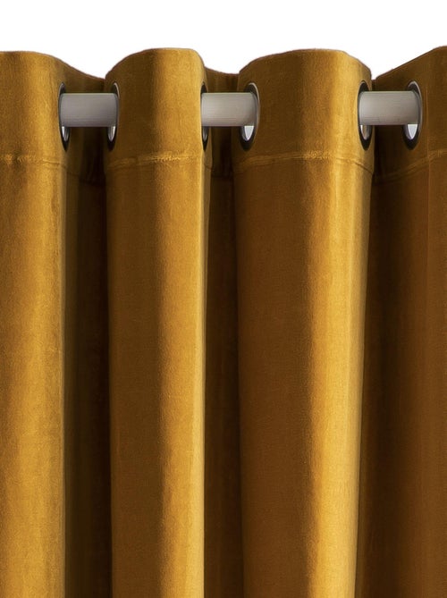 Rideau en velours 'Deko&co' - Kiabi
