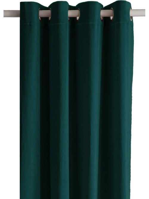 Rideau en velours 'Deko&co' - Kiabi