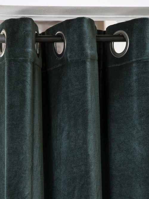 Rideau en velours 'Deko&co' - Kiabi