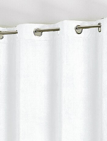 Rideau en velours feutré uni