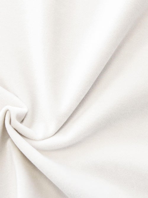 Rideau en velours feutré uni - Kiabi