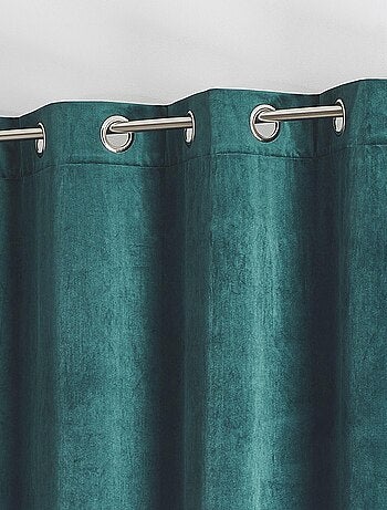 Rideau en velours feutré uni