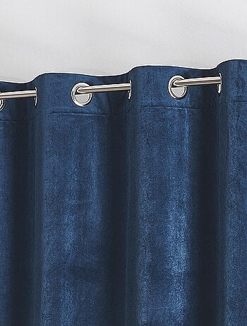 Rideau en velours feutré uni