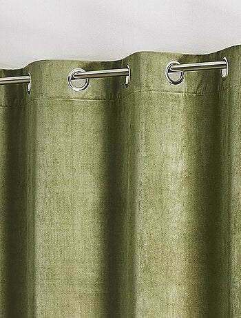 Rideau en velours feutré uni