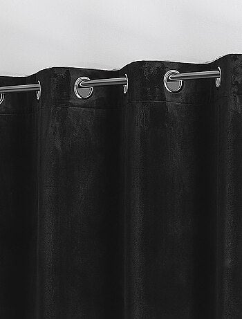 Rideau en velours feutré uni
