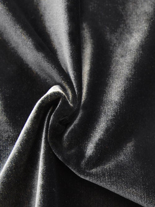 Rideau en velours feutré uni - Kiabi