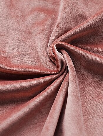 Rideau en velours feutré uni