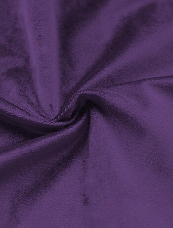 Rideau en velours feutré uni