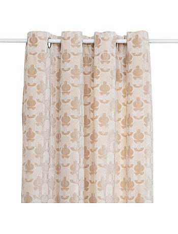 Rideau en velours jacquard LUNA