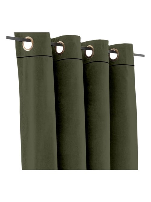 Rideau en velours occultant et isolant uni MOKA - Kiabi