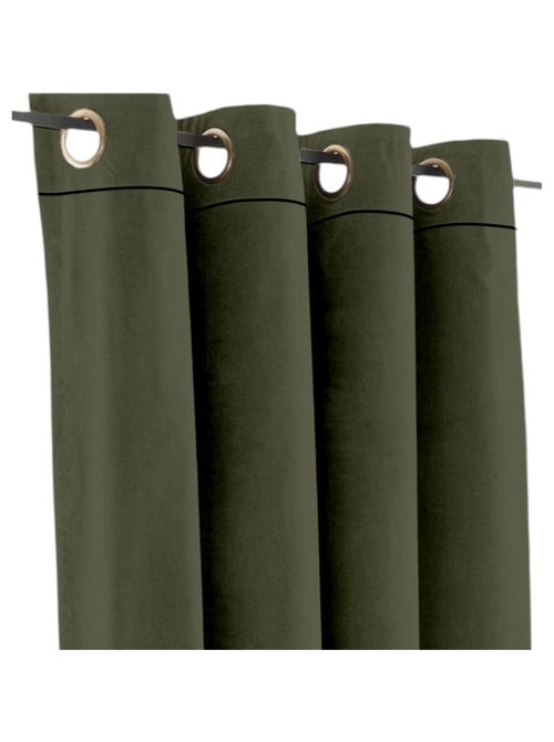 Rideau en velours occultant et isolant uni MOKA - Kiabi