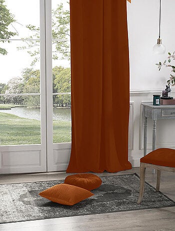 Rideau en velours occultant