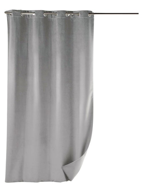 Rideau en velours tamisant fluide - Kiabi