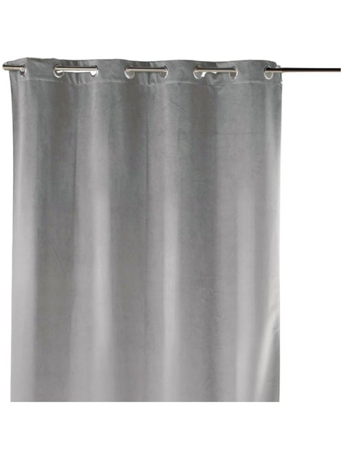 Rideau en velours tamisant fluide - Kiabi