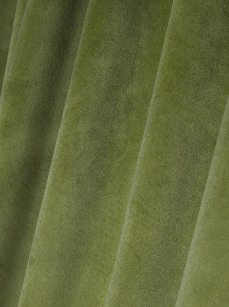 Rideau en velours tamisant Kaki - Kiabi