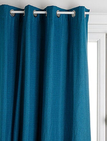 Rideau enduit - Effet lin occultant 100%