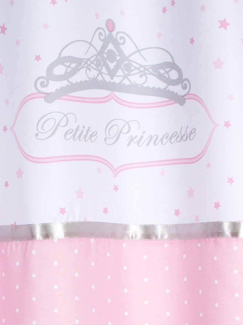 Rideau enfant avec rubans PRINCESSE Rose - Kiabi