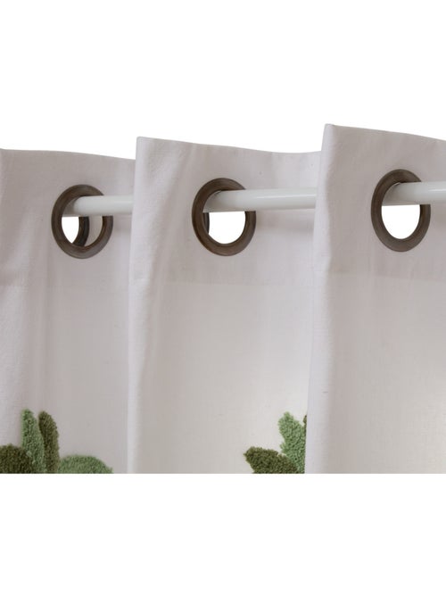 Rideau enfant en coton motifs brodés TUFY - Kiabi