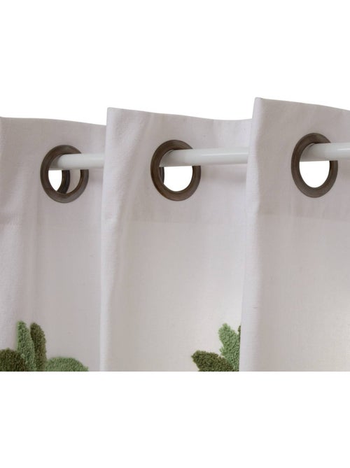Rideau enfant en coton motifs brodés TUFY - Kiabi