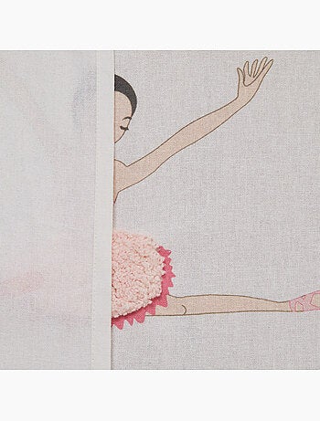 Rideau enfant en coton motifs brodés TUFY