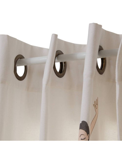 Rideau enfant en coton motifs brodés TUFY - Kiabi
