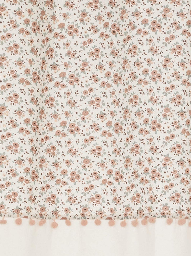 Rideau enfant petites fleurs vintage Beige - Kiabi