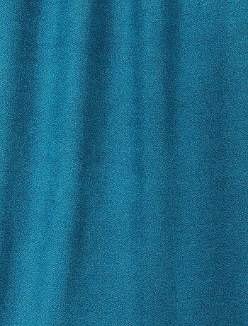 Rideau épais aspect laine chinée à galon fronceur