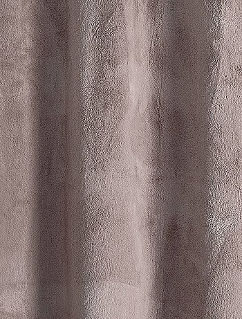 Rideau épais imitation fourrure polaire